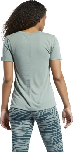 Vista 4 de Core 10 by Reebok Camiseta casual de manga corta con malla trasera para mujer