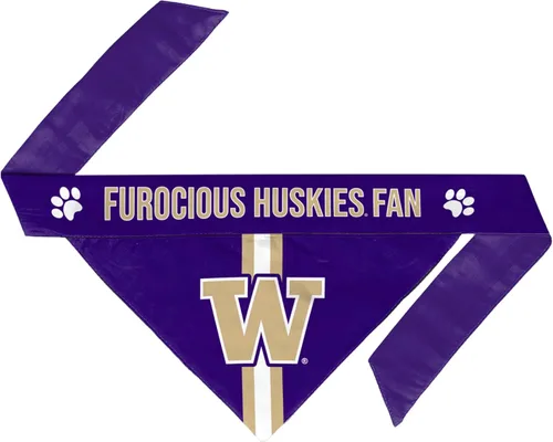 Vista 7 de Littlearth Bandana unisex NCAA para mascotas, reversible