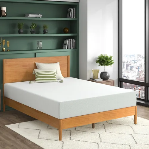 Vista 8 de Zinus Colchón de espuma viscoelástica Green Tea, certificado por CertiPUR EE.UU. Cama en una caja Libera la presión