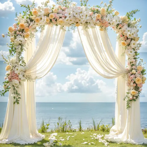 Vista 22 de PARTISKY Tela drapeada para arco de boda, cortinas negras de 19 pies, cortinas transparentes para telón de fondo, decoración de arco de boda
