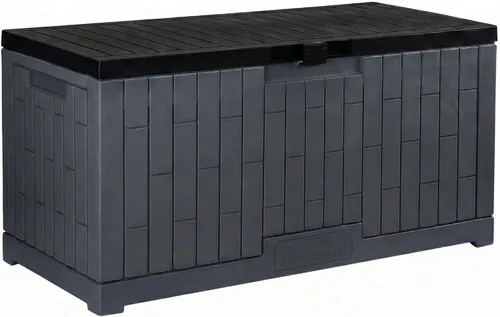 Vista 17 de YITAHOME Caja de Cubierta de Resina de 31 Galones, Caja de Almacenamiento al Aire Libre e Impermeable para Entrega de Paquetes con Tapa