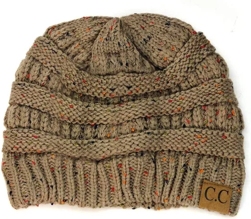Vista 14 de C.C Trendy Warm Chunky Soft Stretch Cable Knit Beanie