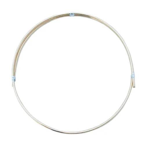 Vista 4 de Alambre de oro amarillo macizo de 14 quilates de calibre 19, medio duro, redondo de 1 pie por CRAFT WIRE