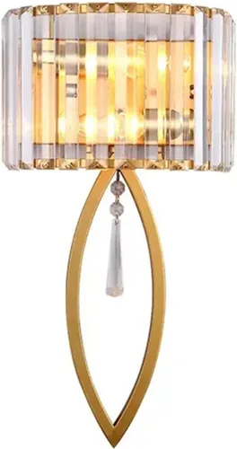 Wall Lamp American Wall Lamp Living Room TV Lighting Background Wall Bedroom Lamp Bedside Lamp Staircase Crystal Decorative Wall Lamp Wall Lamp for