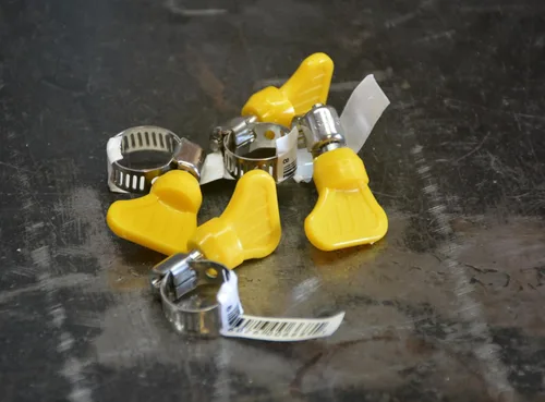 Vista 6 de Pro Tie 33260 SAE - Abrazadera de manguera de acero inoxidable, tamaño 4, rango de 1/4 pulgadas, 5/8 pulgadas, paquete de 4