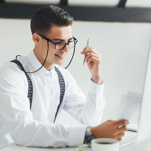 Vista 5 de Retenedor Supercord para gafas, patentado, gafas unisex alrededor del cuello