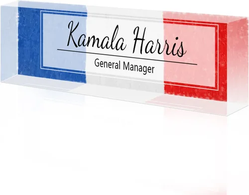 Vista 38 de Desk Name Plate Custom, Acrylic Name Plate, Personalized Name Plates for Office Gifts,Desk Decor,Teacher,Employee Appreciation Gifts