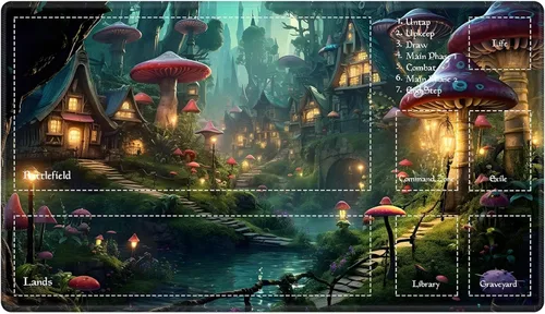 Vista 44 de Alfombra de juego con zonas para juego de cartas MTG, alfombras de juego de mesa, alfombras de juego de mesa de Magic, 61x35.5 cm, alfombra de juego