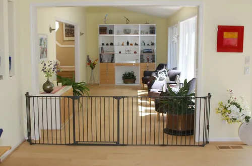 Vista 4 de Qdos Construct-A-SafeGate Extensión corta – Sección extra de 8 pulgadas para QDOS Construct-A-SafeGate – Úsala para crear puertas de bebé