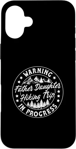 Vista 23 de Warning Father Daughter Hiking Trip in Progress Case for iPhone 17