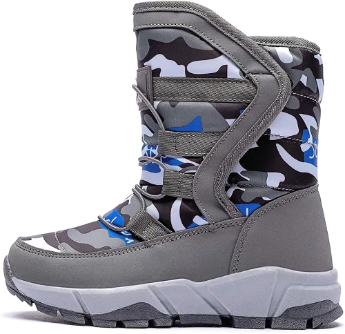 Vista 3 de BODATU - Botas invernales impermeables de nieve para niños