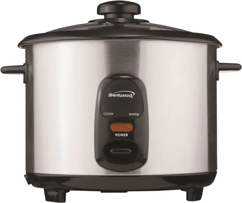 Vista 11 de Brentwood TS-20 Olla arrocera, 10 tazas, acero inoxidable
