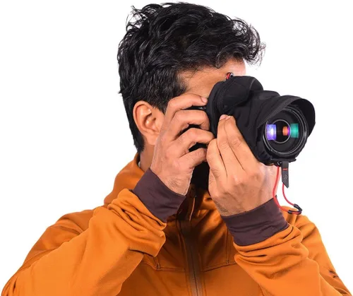 Vista 9 de Cobertor Peak Design contra la lluvia y la polvareda, color negro