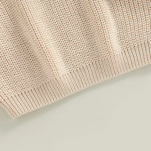 Vista 7 de Conjunto de Pascua para bebé niña, suéter de punto, cárdigan de manga larga con diseño de conejo, ropa de otoño e invierno