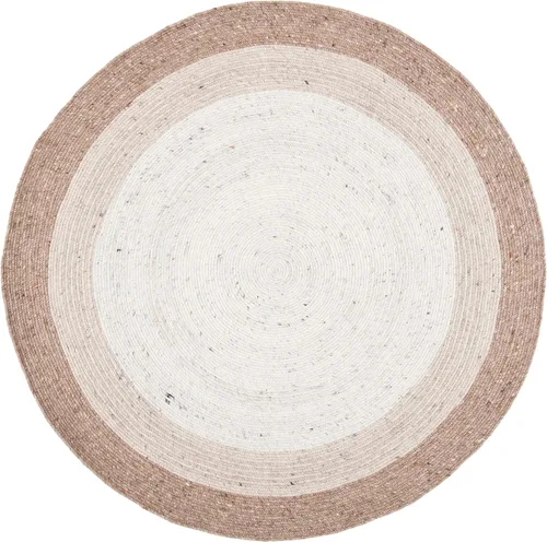 Vista 18 de SAFAVIEH Braided Collection BRD903A BRD903A - Alfombra ovalada de lana reversible hecha a mano para entrada, vestíbulo, sala de estar, dormitorio