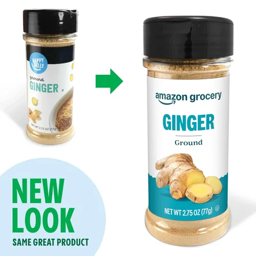 Vista 3 de Yaxa Grocery, Jengibre molido, 2.75 onzas (anteriormente Happy Belly, el embalaje puede variar)