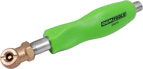 OEMTOOLS 24414 Portabrocas de aire, inflador/desinflador de neumáticos recto con mango, portabrocas de inflado de neumáticos con bola sellada, 1/4