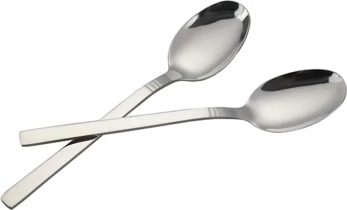Vista 7 de Morcte Cucharas de postre de acero inoxidable, cucharadita de 12 piezas