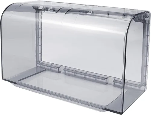 Tapa abatible resistente a la intemperie, cubierta de toma de corriente eléctrica, caja de panel de placa frontal para interruptor de pared (negro)