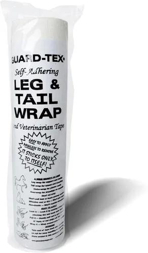 Envoltura blanca para patas y colas – 3 pulgadas x 30 yardas, autoadhesiva, impermeable, para caballos, perros y otros animales, cinta cohesiva