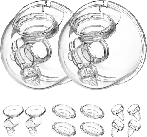 Vista 12 de Piezas de repuesto de extractor de leche portátil compatibles con TSRETE Kmaier S12 S9 extractor de leche portátil, incluye válvula de pico de pato