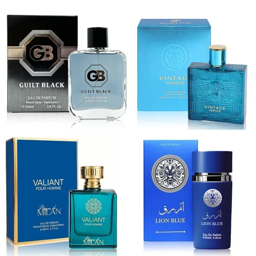 Vista 15 de A CENTER El set de regalo de colonia para hombre incluye océano azul, océano fresco, código increíble e invencible, 3.4 onzas líquidas cada uno