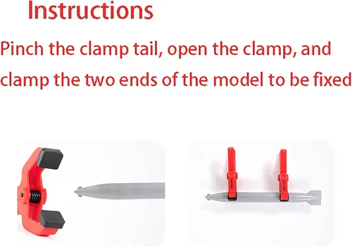 Vista 3 de LICHIFIT 2/4/20 PCS Herramienta de Modelo de Abrazadera Auxiliar Sin Costuras para Hobby Modelo DIY