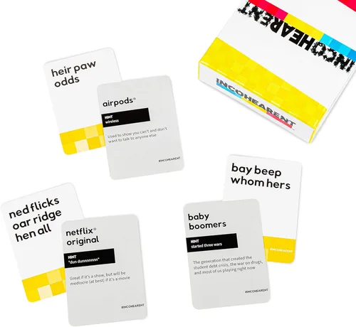 Vista 2 de WHAT DO YOU MEME? Paquete de expansión Incohearent Fresh Phrases - Diseñado para ser añadido al juego básico de Incohearent