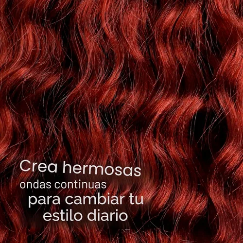 Vista 6 de Conair Rizador de Cerámica Doble de 3 Barriles, Herramienta Onduladora de Triple Barril Crea Ondas Profundas y Continuas, Rizador de Cabello