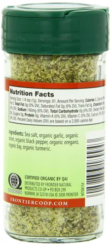 Vista 3 de Frontier Natural Products Adobo Seasoning, Og, 2.86 onzas (paquete de 3)