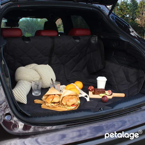 Vista 8 de Petalage - Funda de asiento de automóvil para perro, antideslizante, impermeable, resistente, a prueba de arañazos, lavable, compatible