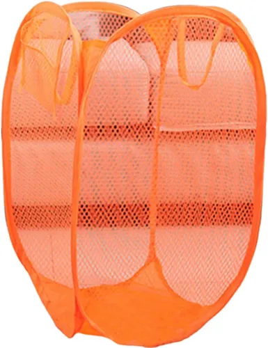 Vista 10 de DurReus Cesta de almacenamiento rectangular pequeña de malla plegable para ropa de bebé, organizador de armario, cubos de basura para habitación