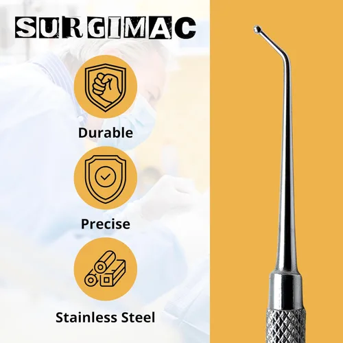 Vista 3 de SurgiMac Bruñidor dental 26/27s, herramienta de precisión para compuesto, amalgama, restauraciones de llenado de plástico