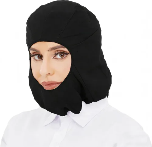Vista 5 de ZMDREAM Disposable Hoods Bouffant Caps Full Face Hair Covers Polypropylene Hair Net Beard Cover Combo
