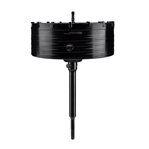 Vista 24 de Mollom Sierra perforadora para hormigón SDS Plus de 8.661 in, cortador de agujeros de alta resistencia con broca de posición central de 4.331 in