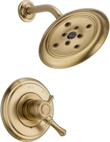 Delta Faucet T17297-CZ Cassidy MultiChoice 17 Series - Moldura de ducha, bronce champán