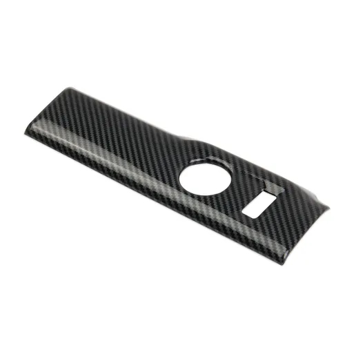 Vista 3 de Panel de botón de interruptor de faros delanteros de fibra de carbono para Chevrolet Colorado 2015-2022 para GMC Canyon 2015-2022 (una perilla)