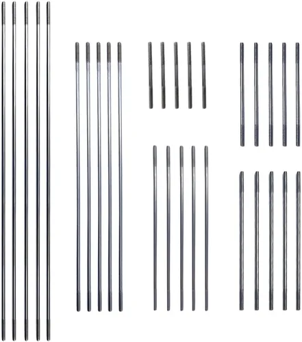 30 unids M3 Conector de varilla de empuje 304 de acero inoxidable varillaje para RC modelo avión helicóptero barco coche DIY piezas