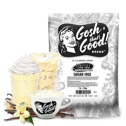 Vista 9 de Gosh That's Good! Sabor cremoso a caramelo, 2 libras, bajo en calorías, sin lactosa