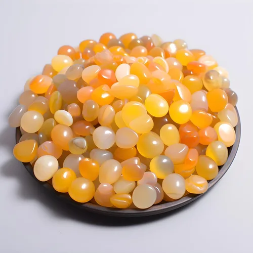Vista 12 de Chips de Cristal de Amazonita Pulida 200 Piezas - 0.3" 10 oz Chips de Piedra Pulida Chips de Piedras de Vidrio Marino Triturado Piedras de Cristal