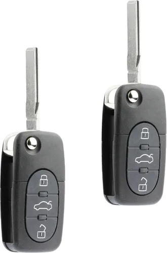 Vista 7 de Llavero de reemplazo con entrada sin llave y llave plegable para VW Jetta, Golf, Passat 2002 2003 2004 2005 (HLO1J0959753AM)