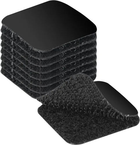 Vista 11 de Art3d 40 juegos de puntos adhesivos de gancho y bucle, 1 pulgada x 1 pulgada. Círculo adhesivo de doble cara, resistente (redondo)