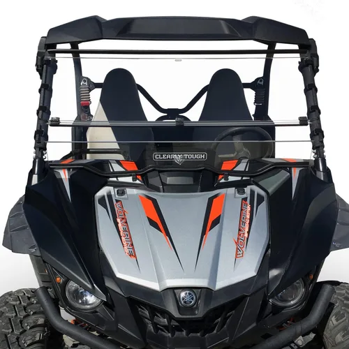 Clearly Tough Yamaha Wolverine LEXAN¨ Parabrisas resistente a los arañazos UTV, Completo