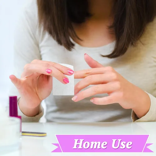 Vista 5 de Eyxformula 1000 toallitas de uñas sin pelusas, almohadillas quitadoras de esmalte de gel, almohadillas de algodón absorbentes para rutina