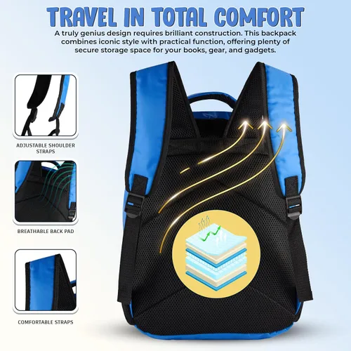 Vista 4 de AI ACCESSORY INNOVATIONS K-Pop Demon Hunters - Mochila de 16 pulgadas para niñas, con una gran cara Derpy con orejas 3D y bordado, dije de bolsa