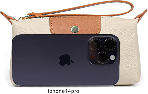 Vista 5 de imeetu Bolso de mano para mujer con correa para muñeca