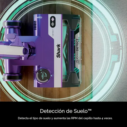 Vista 6 de Aspiradora de palo ultraligera con cable Shark POWERDETECT con tecnología DuoClean, cepillo autolimpiante para evitar enredos de cabello, sello