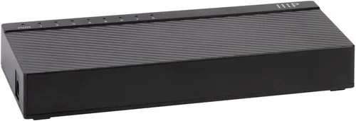 Vista 2 de Monoprice Switch de escritorio no administrado Gigabit Ethernet de 8 puertos - 10/100/1000Mbps, RJ45, IEEE 802.3ab, Plug-n-Play, diseño sin