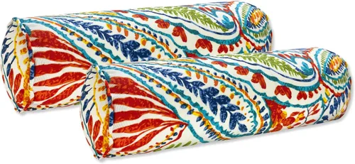 Almohadas decorativas impermeables para exteriores con insertos para muebles de patio, 20 x 6 pulgadas, resistentes a la decoloración, cojines para