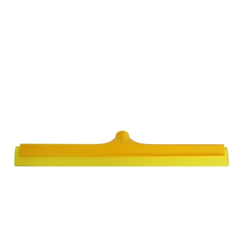 Vista 3 de SPARTA 4156804 - Escobilla de goma doble de plástico con estructura duradera para limpieza, comercial, residencial, 24 pulgadas, color amarillo
